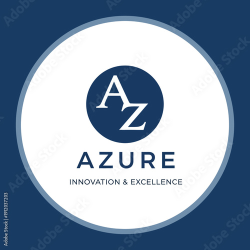 Azure Logo Innovation Excellence Corporate Identity.