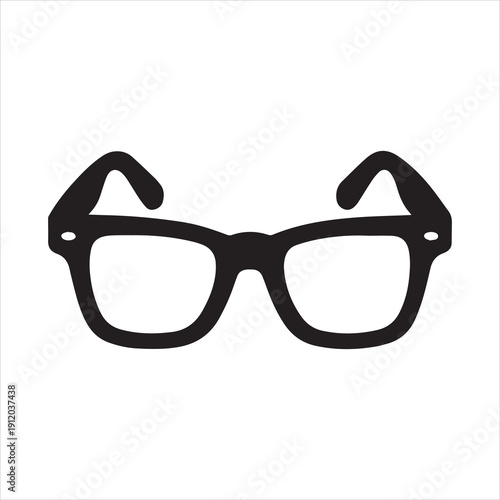 Glasses logo silhouette