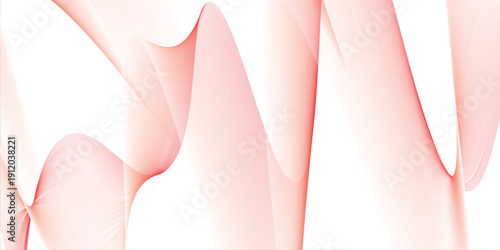 Abstract Red Wave Design on White Background. eps vector texture new