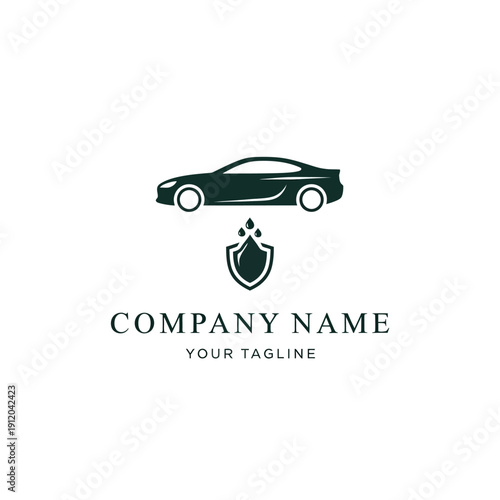 Luxury Car Logo Design Template Illustration.