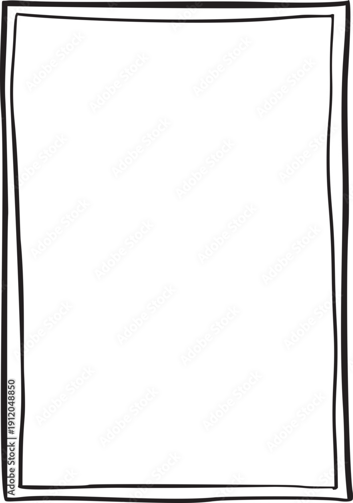 Obraz premium Whimsical Coquette Frame Border