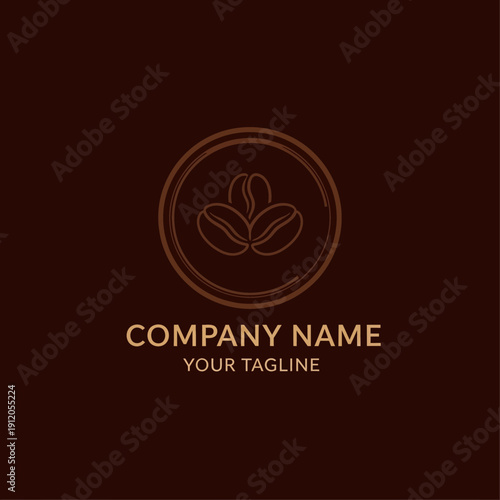 Logo Design with Flower Icon and Text.