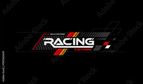 racing team graphic art