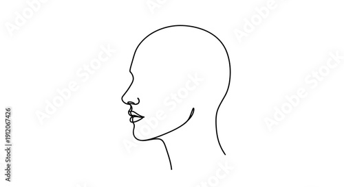 vector silhouette of a woman