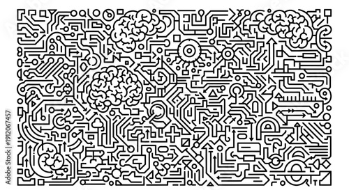 circuit board background vector