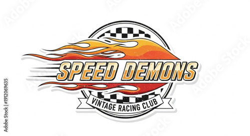 Vintage Racing Club Logo Design.