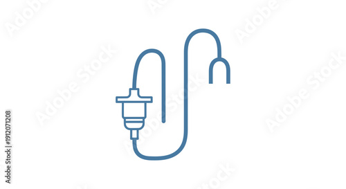 Medical Nebulizer Icon - Healthcare Equipment for Respiratory Treatment