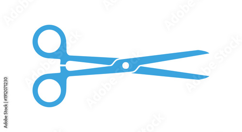 Surgical Scissors Icon: Medical Instrument for Healthcare Procedure