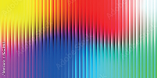 Vibrant rainbow gradient with vertical stripes background