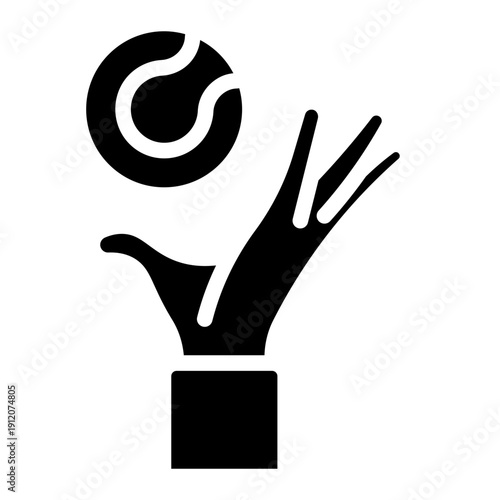 padel balls  icon glyph style vector illustration