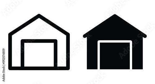 Corner frame black border minimalist design vector illustration scalable art