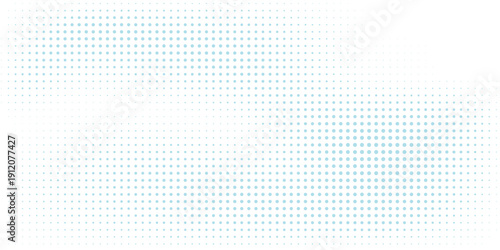 Baby blue pop art background in retro comic style with halftone dots design.
