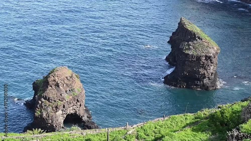 Teneriffa - Mirado de Los Roque Chico & Roque Grande in Pejes Reyes