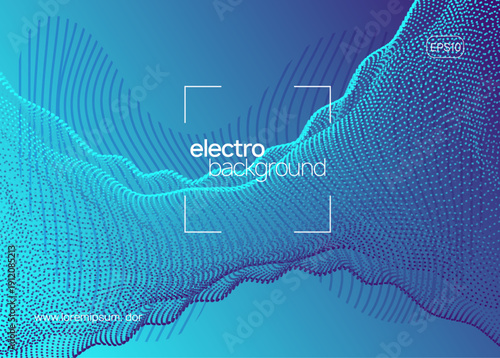 Night Club Poster. Trance Cover. Party Background. Violet Fest Set. Edm Festival Element. Pink Discotheque Magazine. Nightclub Radio Illustration. Blue Night Club Poster