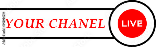 Live Button Icon for Social Media Apps and Websites