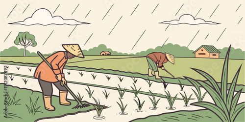 A group of horses galloping through a lush green field with a wooden fence.