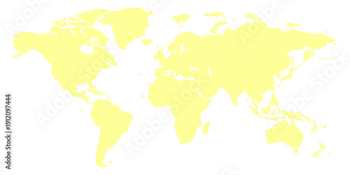 World map vector isolated on white background. Flat Earth map vector. World map vector illustrations, Globe similar world map icon. Map silhouette for template, business 11,.ai