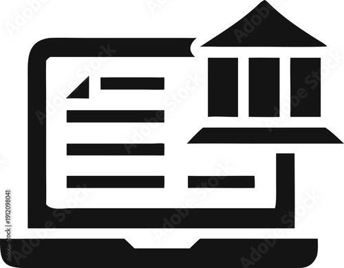 Secure online banking and financial services accessible through a modern laptop computer application