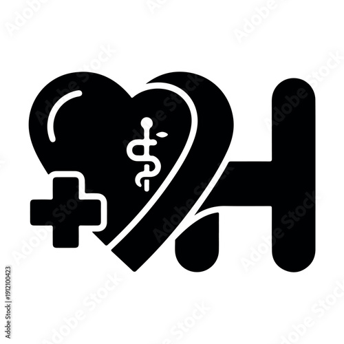 HIV awareness ribbon with medical cross symbol isolated on white background vector illustration for health campaign and support