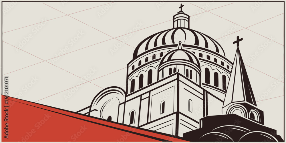 Φωτογραφία A majestic cathedral with a large dome and intricate architectural details