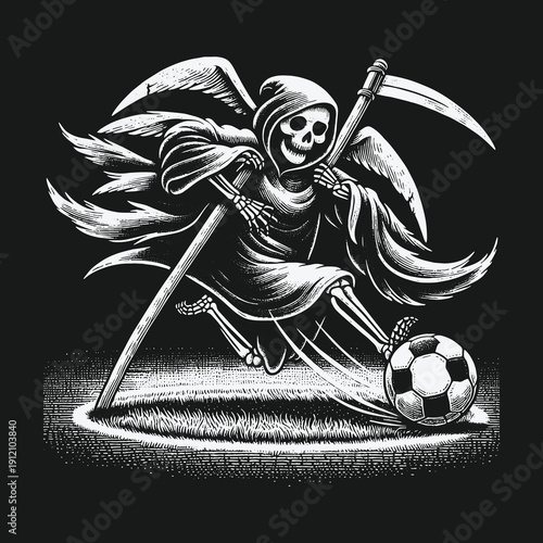 Grim Reapers Deadly Game: A Dark Soccer Match.