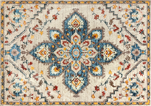 Cuadro en lienzo Close up of classic middle eastern Persian rug texture