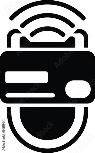 Credit card tap to pay with contactless payment technology wireless nfc