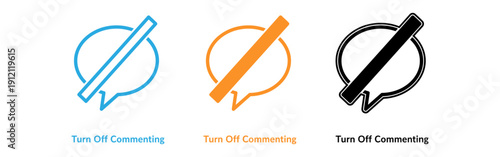 Turn off commenting icons