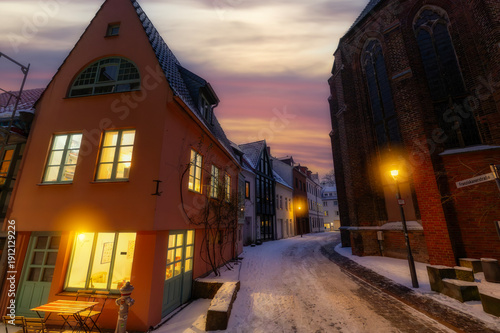Wallpaper Mural Iconic landmarks from the center of Bremen Schnoor, , the Dom Cathedral and old town Torontodigital.ca
