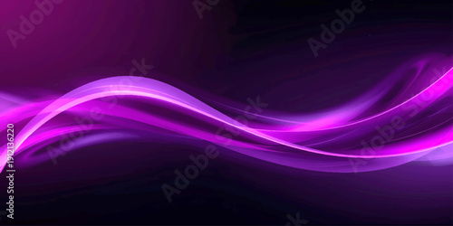 Abstract purple waves with glowing pink lines create a flowing fractal pattern and textured motion design for an artistic wallpaper backdrop