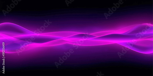 A bright digital art wallpaper featuring a glowing purple and blue wave design with motion blur and energy beams across a dark space backdrop