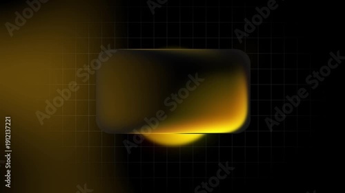 Blank Gold Tech Glass Frame Animation