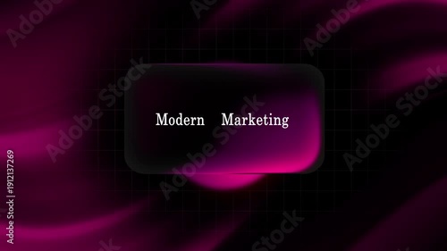 Modern Marketing Glass Button Animation