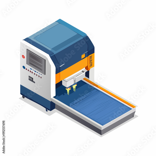 Industrial 3D Printer Manufacturing Prototype Model.