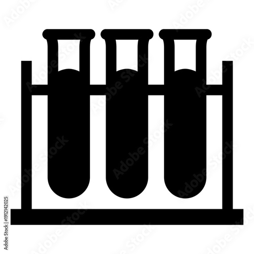 vector illustration of a test tube
