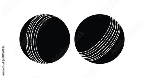 A stark black and white illustration depicts two circular forms one partially striped and the other solid high quality professional detailed