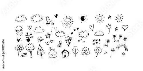 A diverse collection of intricate and artistic symbols and icons Vector