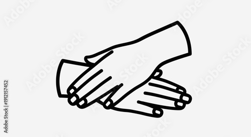 Hands clapping vector illustration for celebration and support concepts