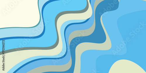 3d rendering curve paper background, tint color background, computer digital background