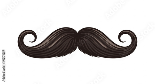 hair style mustache