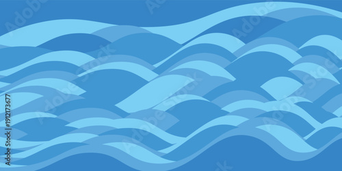 Stylish wavy background. Seamless pattern.Vector.