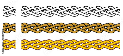 necklace chain seamless patte...