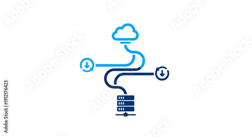 Cloud server data storage technology.