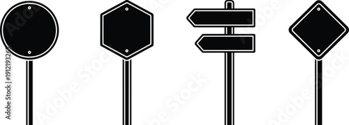 Gardening tool icon set with watering can, shovel, trowel, pitchfork, basket, and potted flowers for spring planting and landscape maintenance.