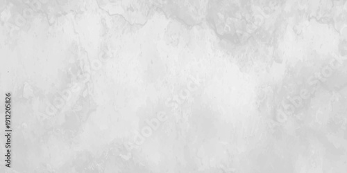 A seamless white marble and paper texture reveals a light gray stone pattern on a rough grunge wall surface with a vintage material backdrop