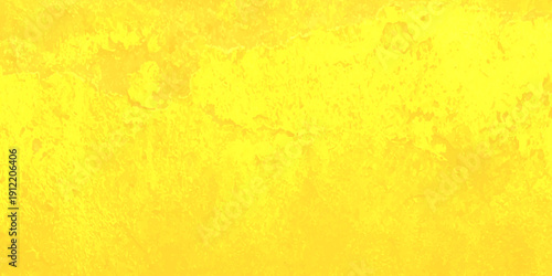 Aged yellow wall background with a rough grunge texture and vintage paint patterns on a dirty antique surface