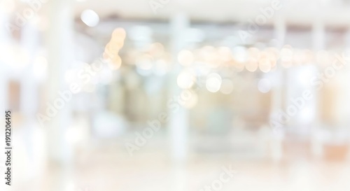 Wallpaper Mural blurred background with white and beige colors and lights Torontodigital.ca