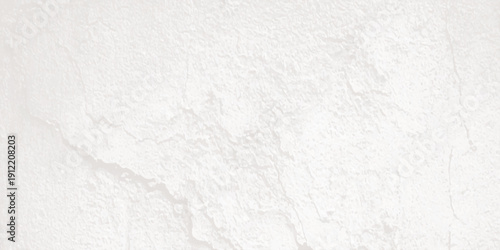 A blank white painted wall and rough paper texture with a grunge cement surface creates an empty grey marble stone pattern for a minimalist material backdrop