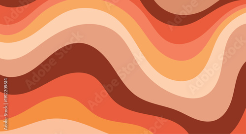 Abstract layered background with warm orange and brown tones
