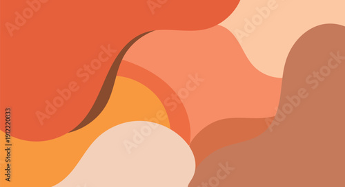 Abstract background featuring a gradient of warm orange and yellow hues